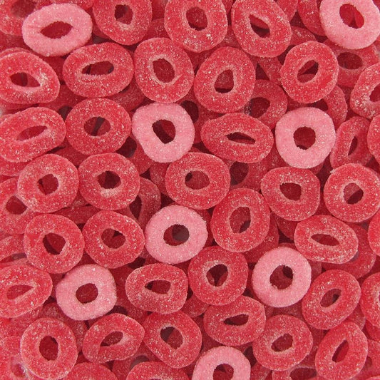 Anneaux Fraise Acidulés - 100g