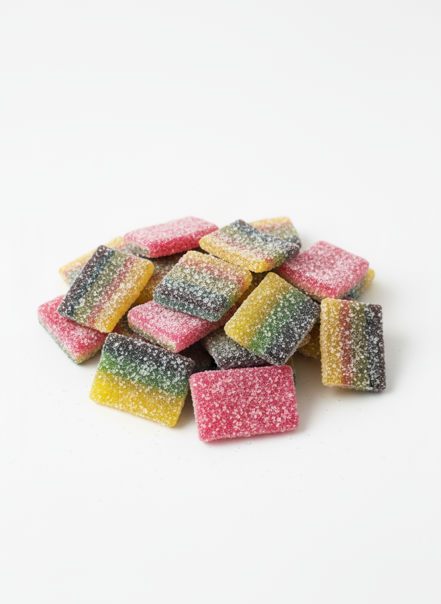 Bandes acidulées sucrées