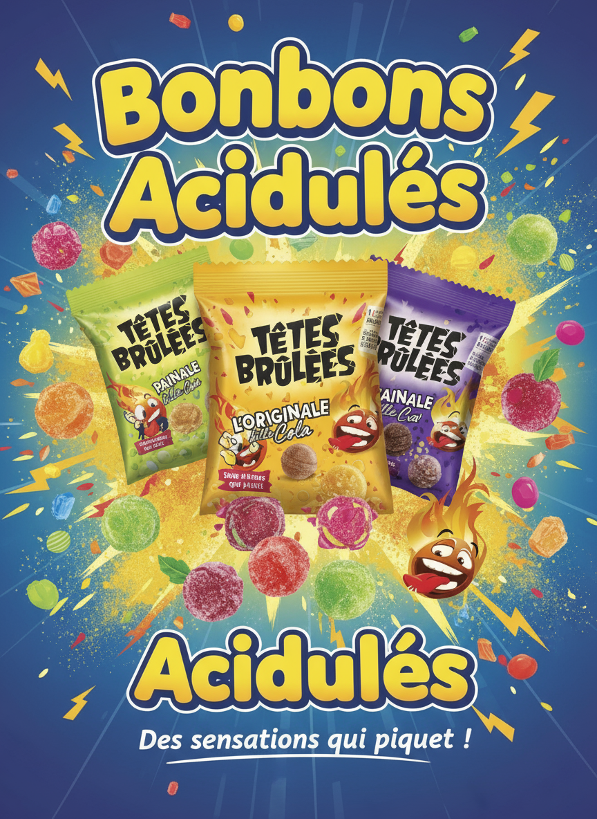 Bannière Bonbons Acidulés