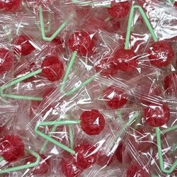 Double sucette cerise